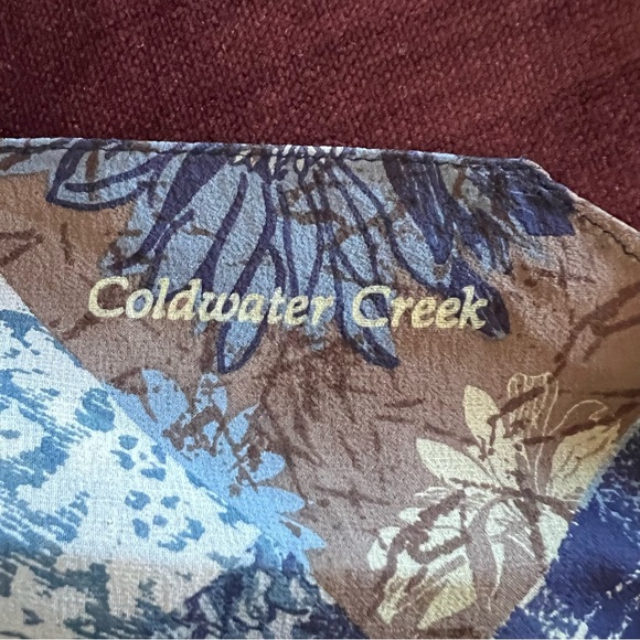 Coldwater Creek Bias Silk Scarf - Picture 3 of 8